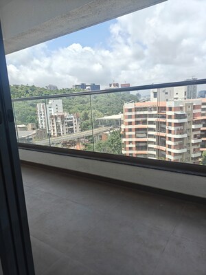 Balcony in 2 BHK Apartment at Sarsan Nancy Hillview, Baner – for Rent