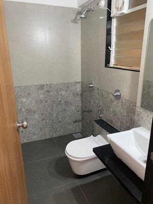 Bathroom in 3 BHK Apartment at Welworth Purnam, Hinjewadi – for Rent