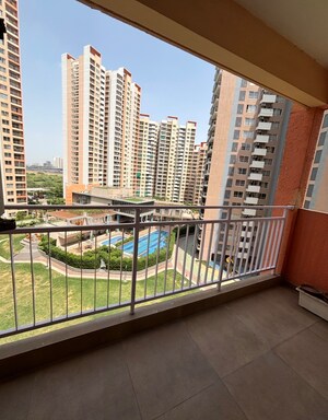 Balcony in 3 BHK Apartment at Shapoorji Pallonji Joyville Gurgaon, Sector 102 – for Rent