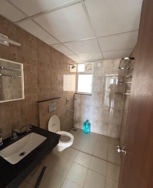 Bathroom in 3 BHK Apartment at Shapoorji Pallonji Joyville Gurgaon, Sector 102 – for Rent