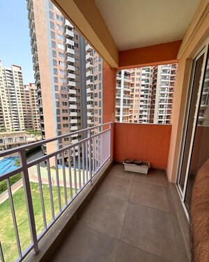 Balcony in 3 BHK Apartment at Shapoorji Pallonji Joyville Gurgaon, Sector 102 – for Rent
