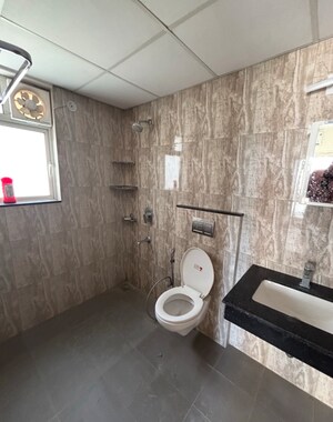 Bathroom in 3 BHK Apartment at Shapoorji Pallonji Joyville Gurgaon, Sector 102 – for Rent