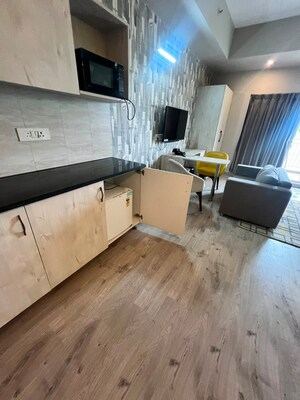 Kitchen in Studio Apartment at Silverglades Merchant Plaza, Sector 88 – for Rent