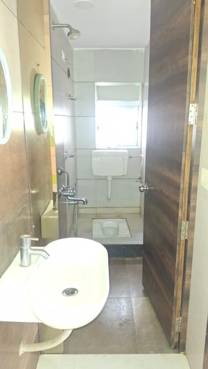 Bathroom in 1 BHK Apartment at Jay Sai Pearl, Ulwe – for Rent