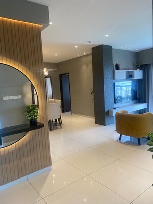 Living Room in 3 BHK Apartment at Sobha Manhattan Towers Town Park, Hosur Road – for Sale