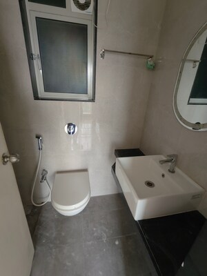 Bathroom in 1.5 BHK Apartment at Sheth Zuri, Laxmi Nagar – for Rent