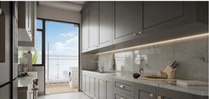 Kitchen in 4 BHK Apartment at Great Value Eternia, Tech Zone 4 Greater Noida – for Sale