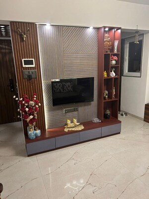 Living Room in 3 BHK Apartment at Unique group Zest County, Lohgaon – for Rent