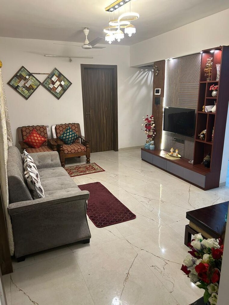 Living Room, unique-group-zest-county 3 Bedroom 1100 Sq.Ft. Apartment In Lohgaon Pune 10646796
