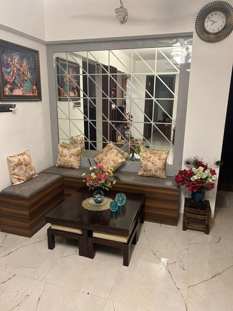 Living Room, unique-group-zest-county 3 Bedroom 1100 Sq.Ft. Apartment In Lohgaon Pune 10646796