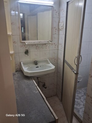 Bathroom in 1 BHK Apartment at Manish Sun Flower Apartment, Andheri West – for Rent