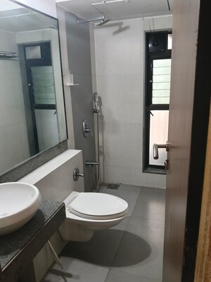Bathroom in 2 BHK Apartment at Rustomjee Elanza, Malad West – for Rent