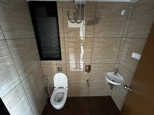 Bathroom in 1 BHK Apartment at Chandak 34 Park Estate, Goregaon West – for Rent