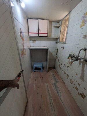 Bathroom in 2 BHK Apartment at Vrindavan Apartment Borivali, Borivali West – for Rent