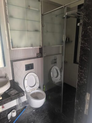 Bathroom in 3 BHK Apartment at Kalpataru Radiance, Goregaon West – for Rent