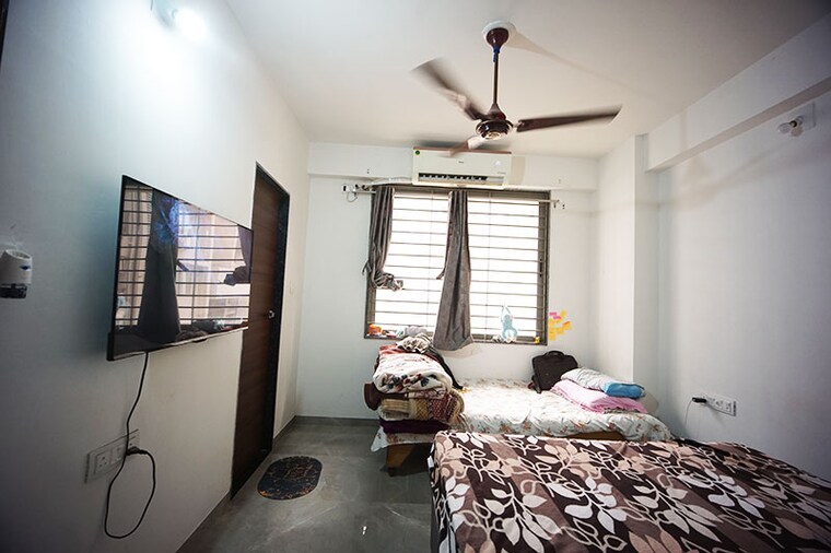 Bedroom, hanspura 3 Bedroom 162 Sq.Yd. Apartment In Hanspura Ahmedabad 10651823