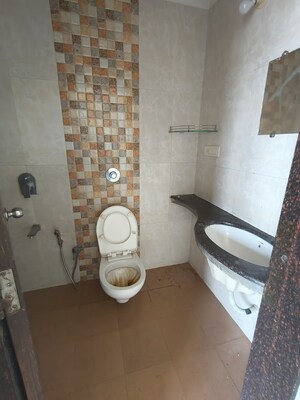 Bathroom in 3 BHK Apartment at Millenium Icon Apartment, Kharghar – for Rent