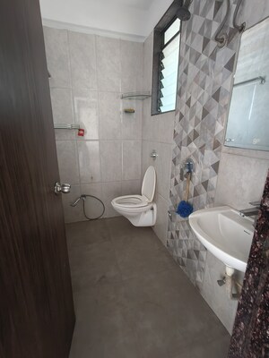 Bathroom in 3 BHK Apartment at Millenium Icon Apartment, Kharghar – for Rent