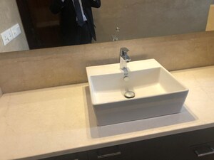 Bathroom in 5 BHK Apartment at Vasant Vihar – for Rent