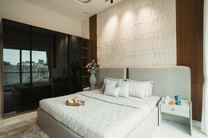 Bedroom in 4 BHK Apartment at Khanpur – for Sale