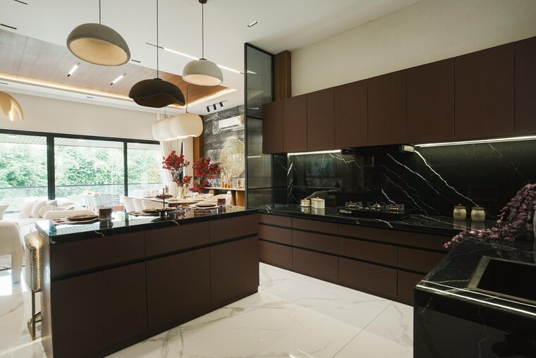 Kitchen, khanpur 4 Bedroom 1800 Sq.Ft. Apartment In Khanpur Vadodara 10651846