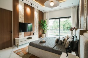 Bedroom in 4 BHK Apartment at Khanpur – for Sale