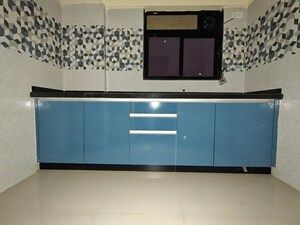 Kitchen in 1 BHK Apartment at Unnati Woods CHS, Kasarvadavali – for Rent