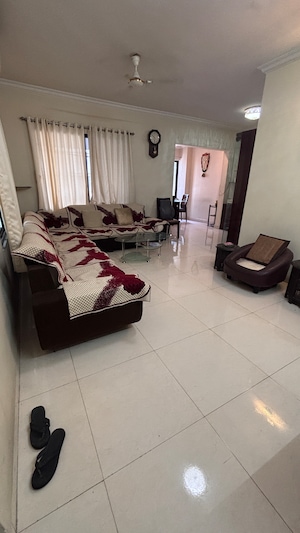 Living Room in 3 BHK Apartment at Kohinoor Vayona, Pimpri – for Rent