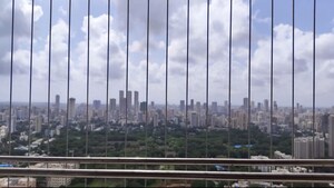Balcony in 1 BHK Apartment at Sethia Imperial Avenue, Malad East – for Rent