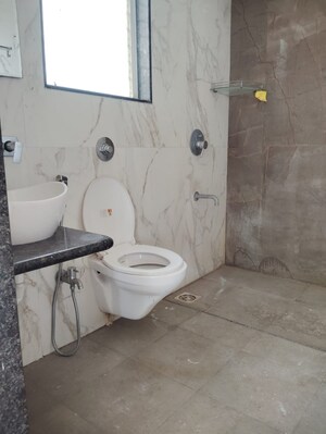 Bathroom in 3 BHK Apartment at Icon Westwood Estates, Wakad – for Rent
