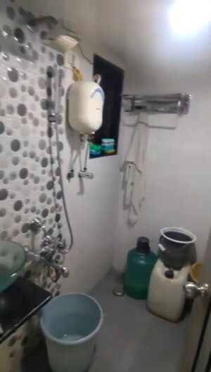 Bathroom in 1 BHK Apartment at Sanghvi Sanghvi Nagar, Mira Road East – for Rent