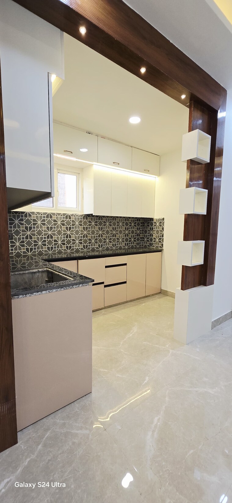 Kitchen, palm-pristine-greens 2 Bedroom 1050 Sq.Ft. Builder Floor In Sector 1 Greater Noida Greater Noida 10652038