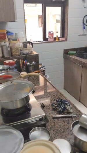 Kitchen in 1 BHK Apartment at Chandiwala Pearl Heaven, Andheri East – for Rent