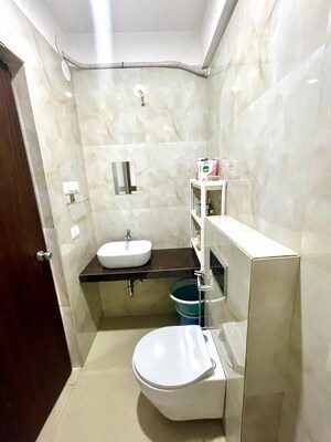 Bathroom in 2 BHK Apartment at Raymond Ten X Habitat, Pokhran Road No Two – for Rent