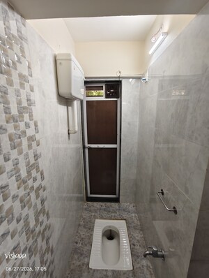 Bathroom in 2 BHK Apartment at Goodwill Olive Residency, Owale – for Rent
