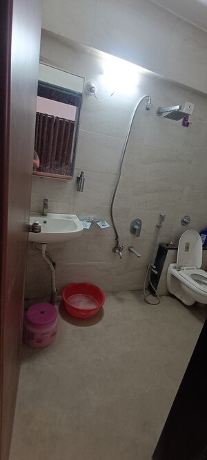 Bathroom in 2 BHK Apartment at Vinode Insignia, Wakad – for Rent