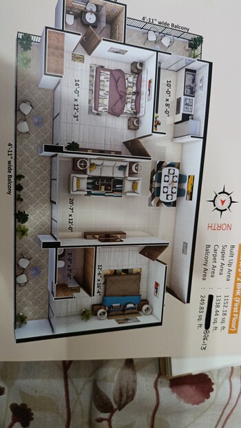 2 BHK Flat for Sale in Dhoomanganj, Allahabad