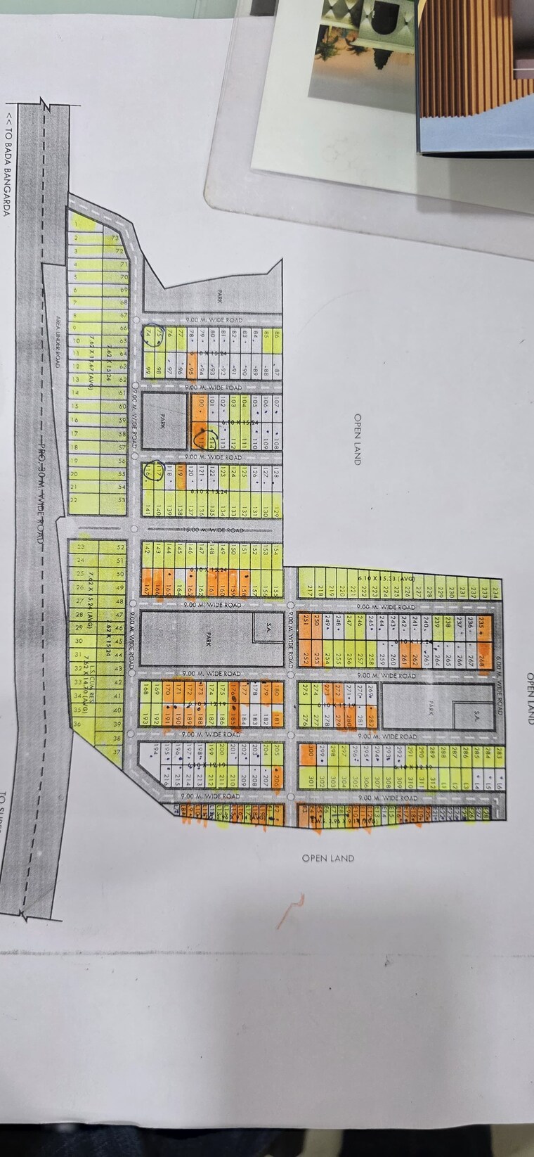 Master Plan, sky-diamond-city  800 Sq.Ft. Plot In Bada Bangarda Indore 10675378