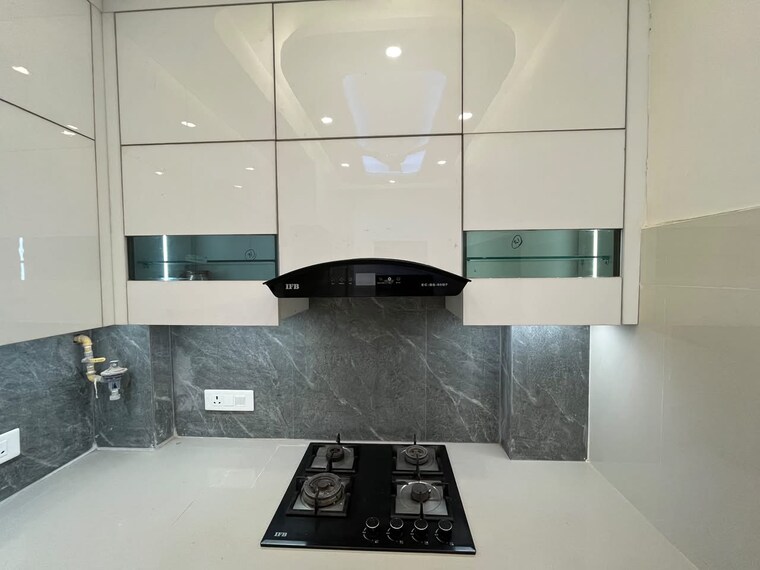 Kitchen, eros-garden-villas 4 Bedroom 2700 Sq.Ft. Villa In Charmwood Village Faridabad 10675381