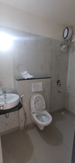 Bathroom in 2 BHK Apartment at MICL Aaradhya Parkwood, Mira Road – for Rent