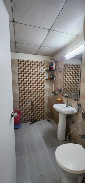 Bathroom in 2 BHK Apartment at Gaur City 2 - 14th Avenue, Sector 16c Greater Noida – for Rent