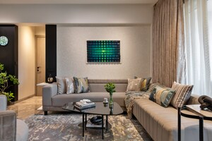 Living Room in 3.5 BHK Builder Floor at Sector 107 – for Sale