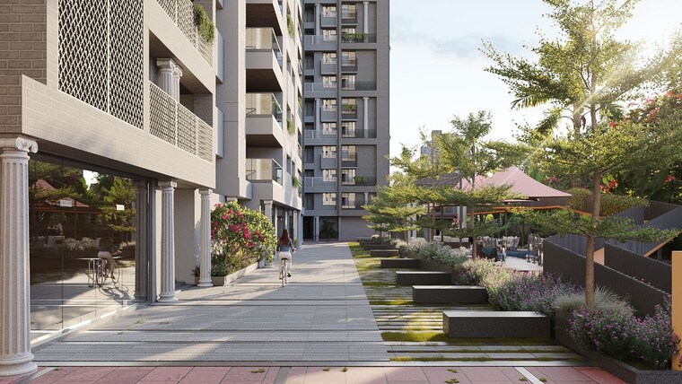 Exterior View, shela 4 Bedroom 2551 Sq.Ft. Apartment In Shela Ahmedabad 10675424