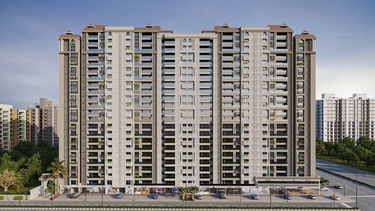 Exterior View, shela 4 Bedroom 2551 Sq.Ft. Apartment In Shela Ahmedabad 10675424