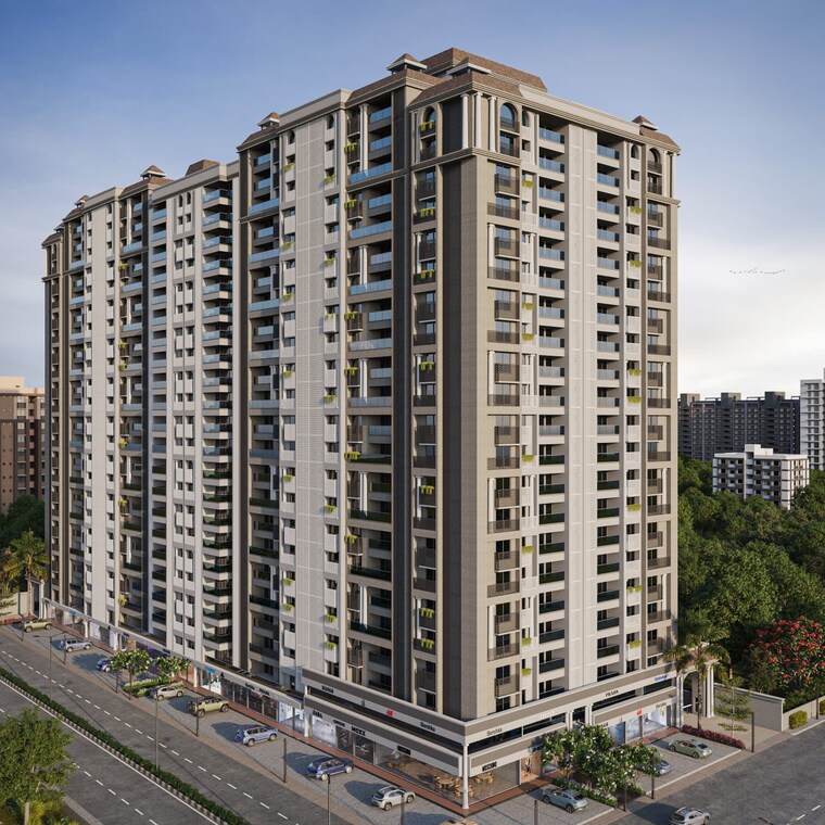 Exterior View, shela 4 Bedroom 2551 Sq.Ft. Apartment In Shela Ahmedabad 10675424