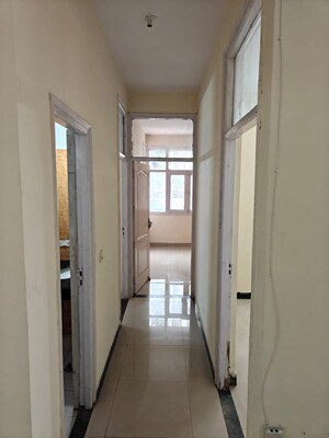 Building Lobby in 3 BHK Apartment at Express Garden, Vaibhav Khand – for Sale