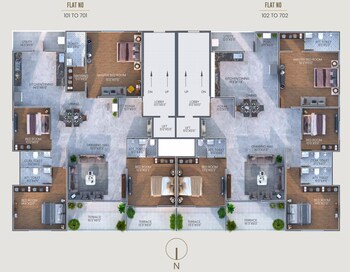 4 BHK Flat for Sale in Abhyankar Nagar, Nagpur