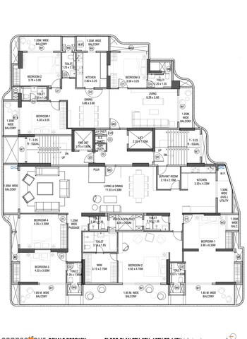 4 BHK Flat for Sale in Dharampeth, Nagpur
