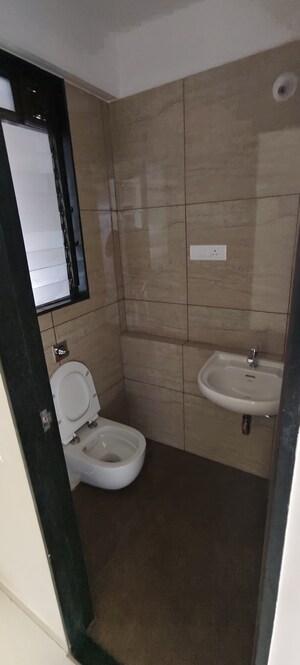 Bathroom in 2 BHK Apartment at Chandak 34 Park Estate, Goregaon West – for Rent