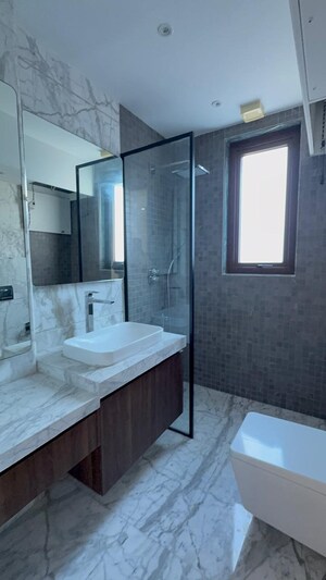 Bathroom in 3 BHK Builder Floor at Sarvapriya Vihar – for Sale